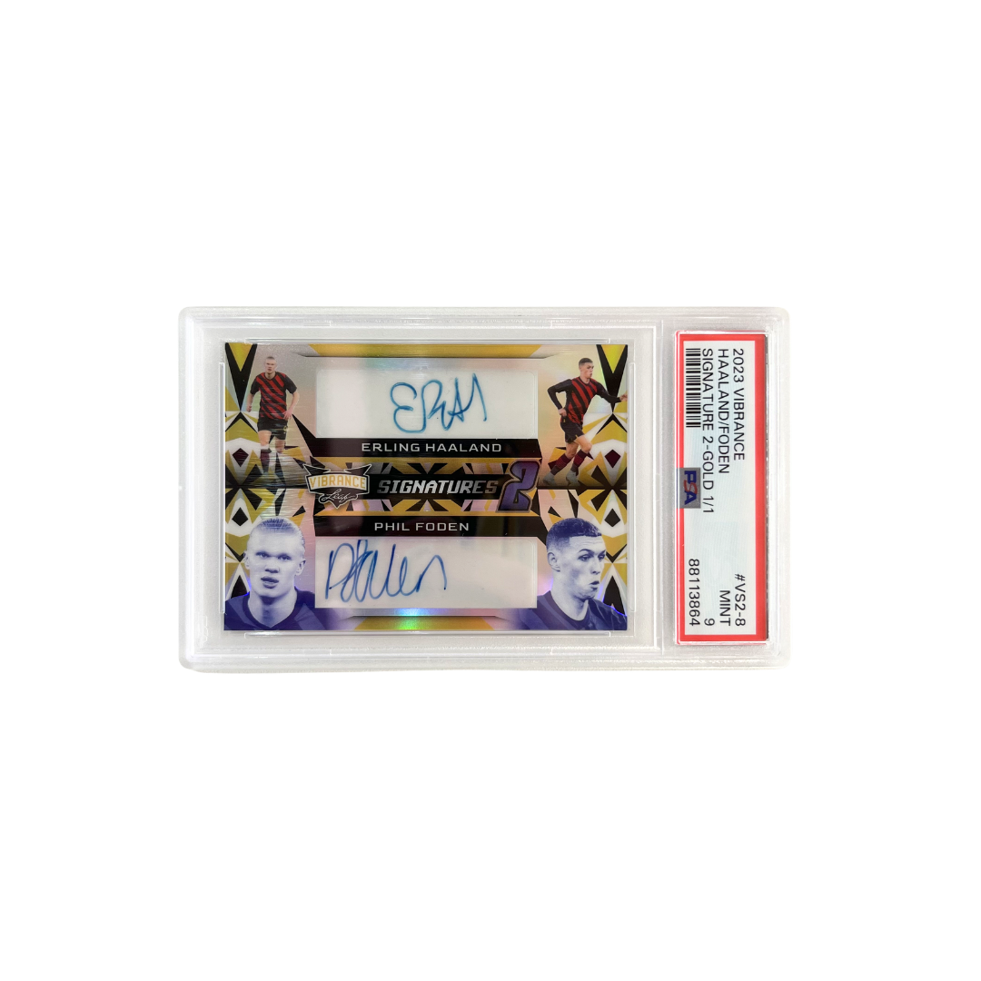 HAALAND/FODEN - SIGNATURE 2-GOLD - num: 1/1 - #VS2-8 (EN)