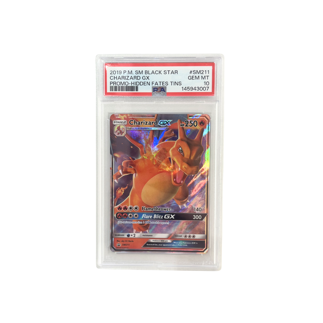 CHARIZARD GX - PROMO HIDEN FATES TINS - #SM211 (EN)