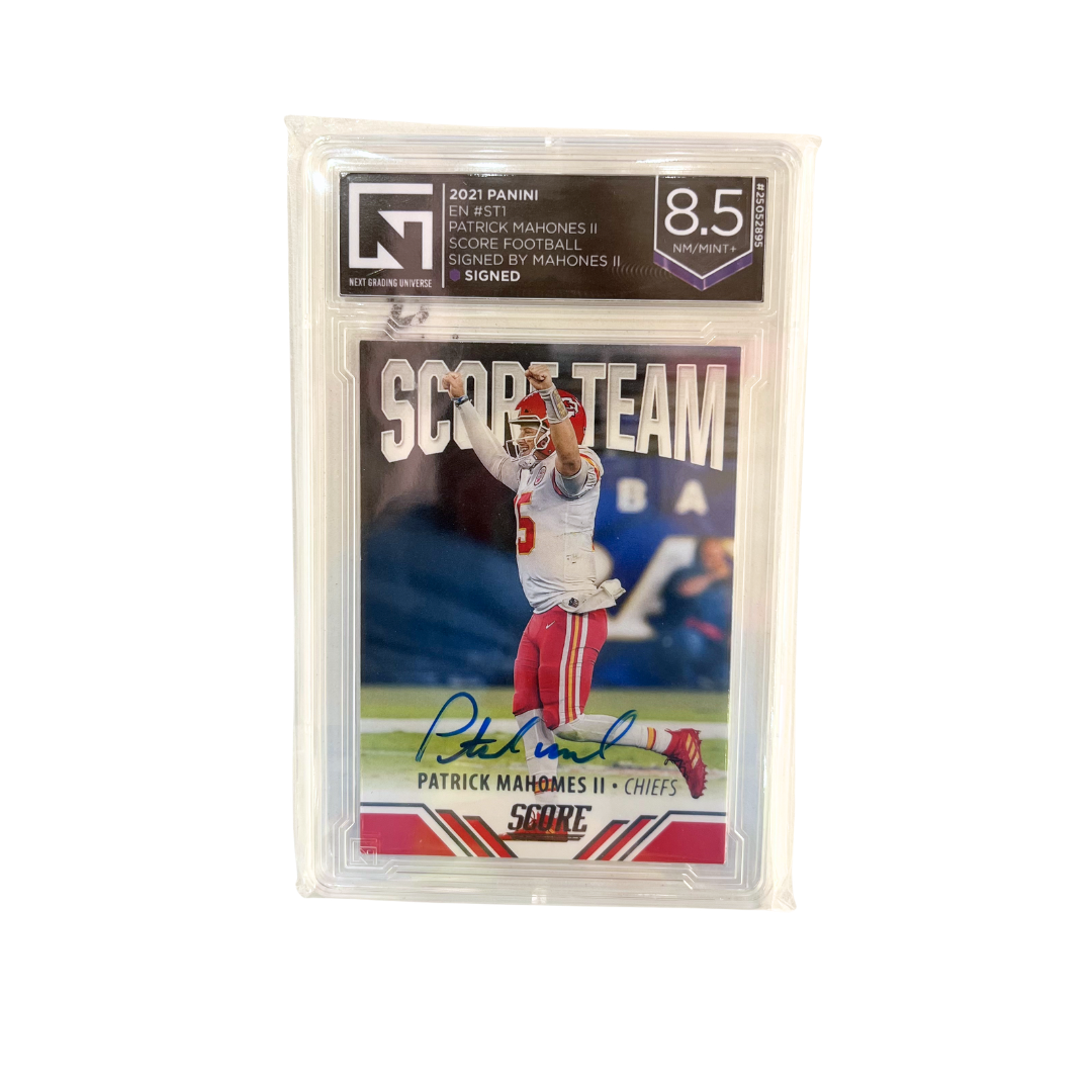 PATRICK MAHONES II - SCORE FOOTBALL - SIGNED BY MAHONES II - #ST1 (EN)