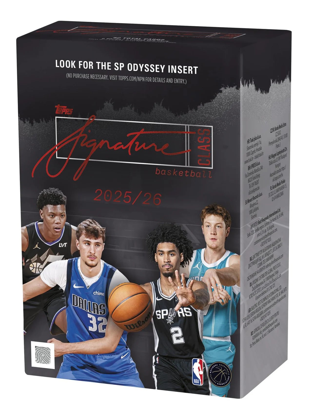 2025/26 TOPPS SIGNATURE CLASS BASKETBALL BLASTER