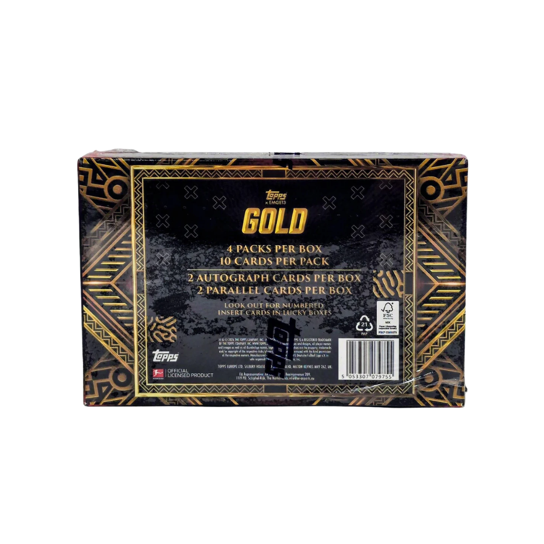 2025/26 TOPPS GOLD BUNDESLIGA SOCCER HOBBY BOX