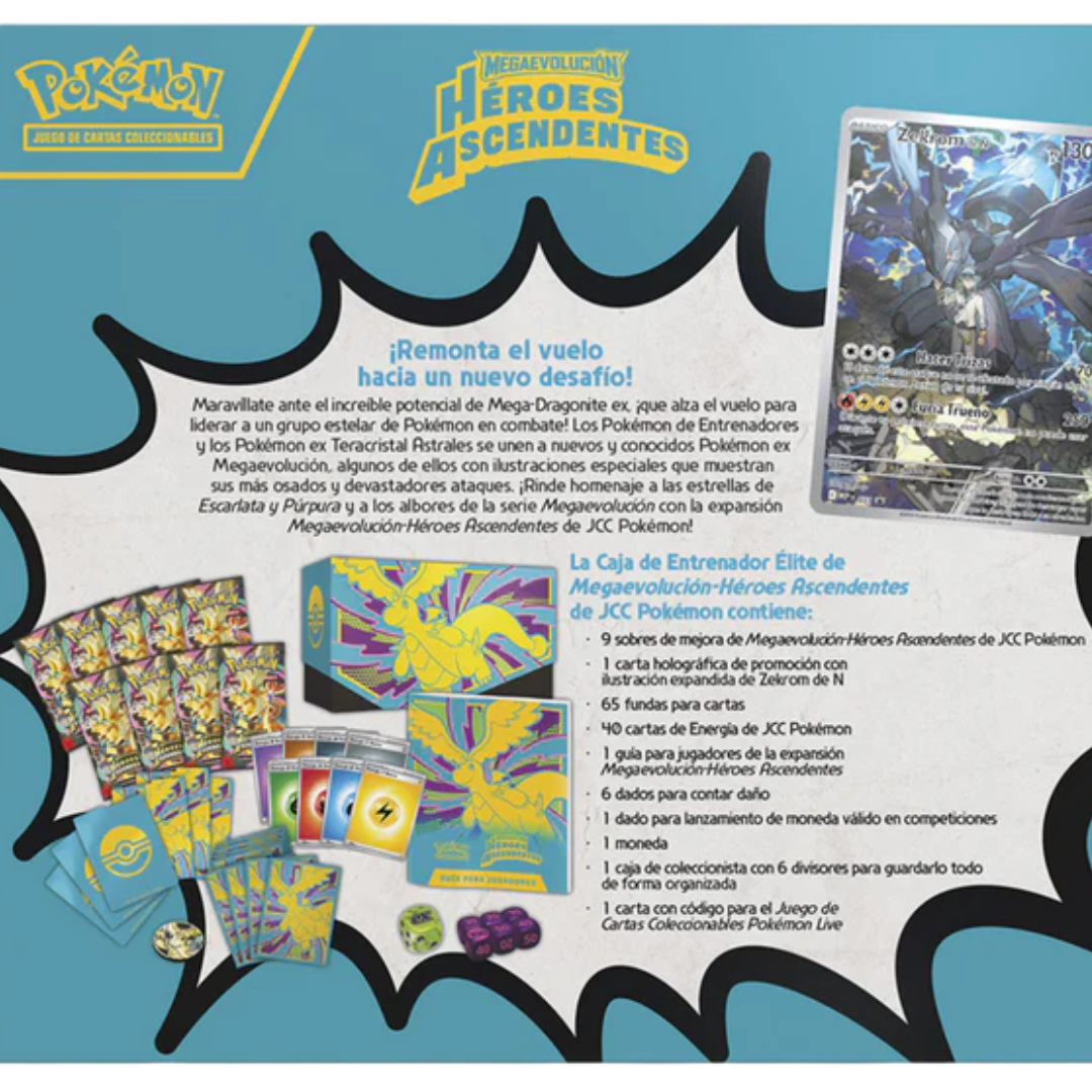ETB CAJA DE ENTRENADOR ELITE ASCENDED HEROES (INGLÉS)