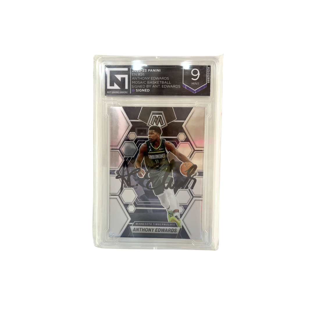 ANTHONY EDWARDS - MOSAIC BASKETBALL - SIGNED BY ANT.EDWARDS - #26 (EN)