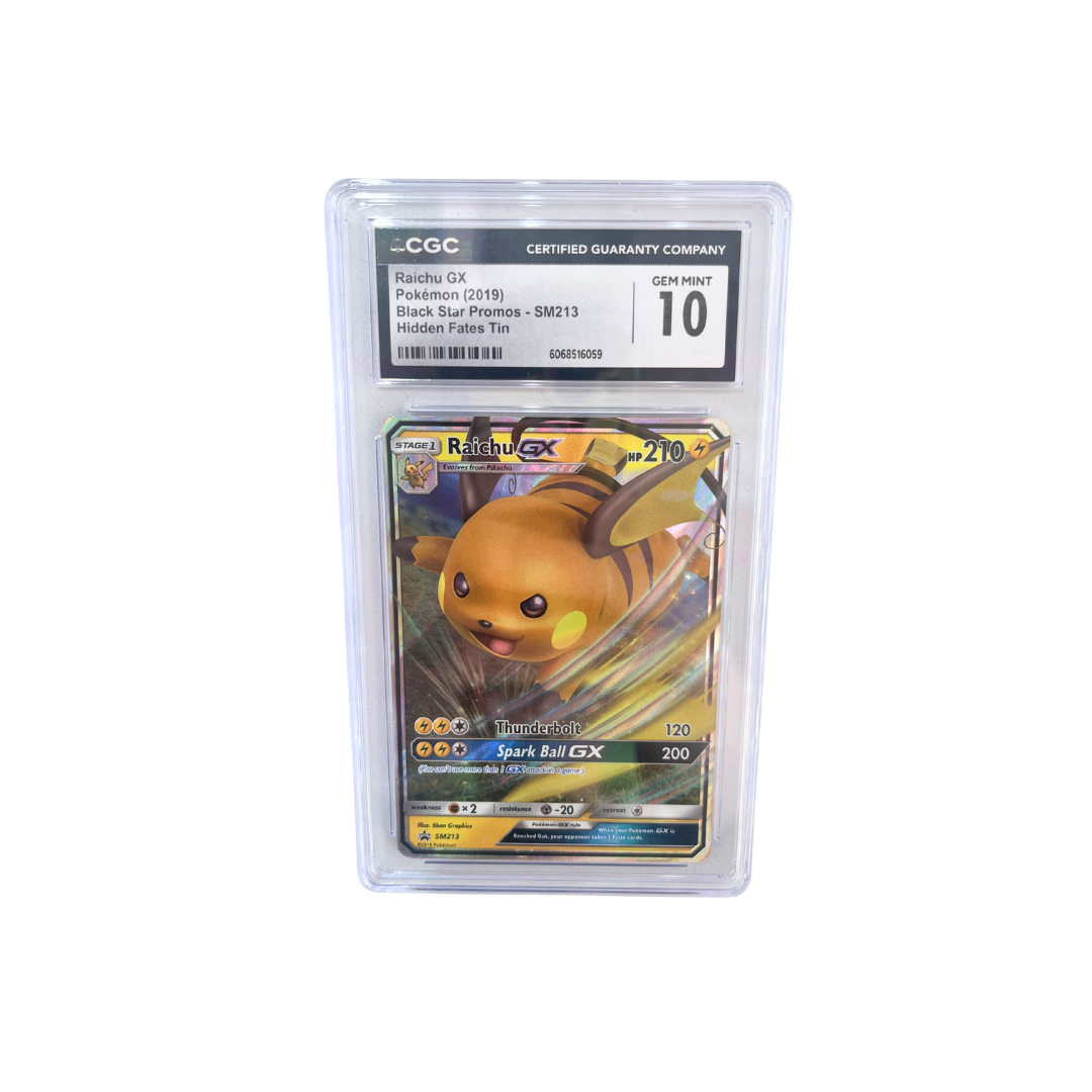 RAICHU GX - HIDDEN FATES - BLACK STAR PROMO - #SM213 (EN)