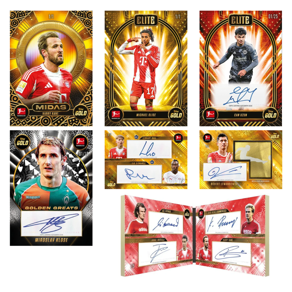 2025/26 TOPPS GOLD BUNDESLIGA SOCCER HOBBY BOX