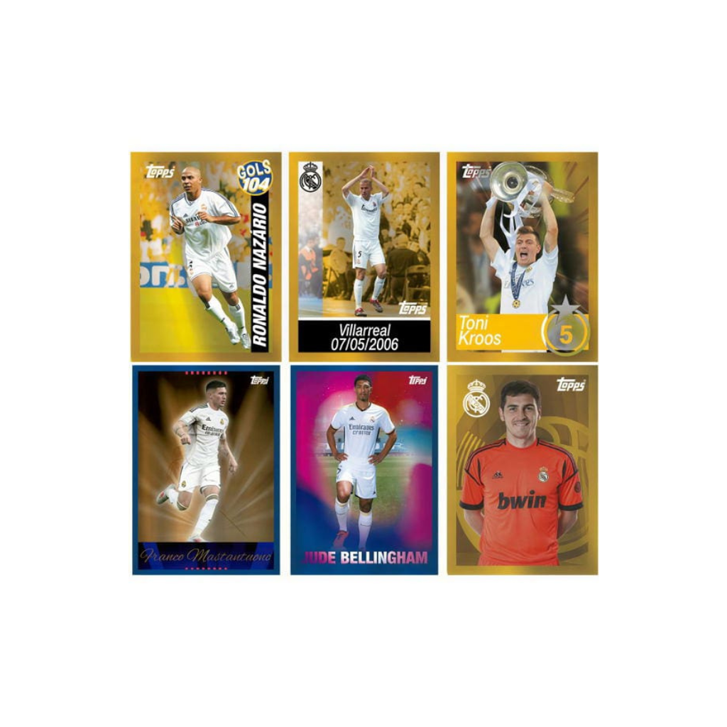 TOPPS REAL MADRID ÁLBUM COMPLETO (ESPAÑOL)