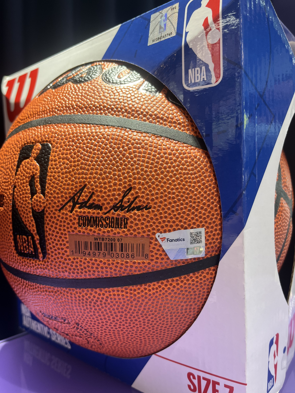 BALÓN NBA FIRMADO VICTOR WEMBANYAMA – FANATICS AUTHENTICATED