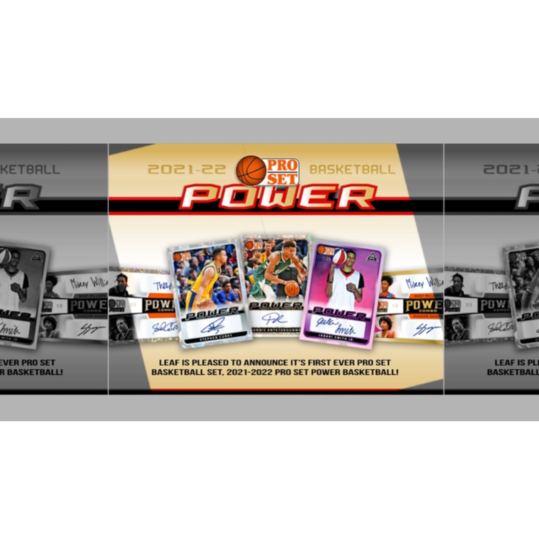PRO SET 2021-2022 POWER BASKETBALL (7AUTOGRAPH CARDS PER BOX)