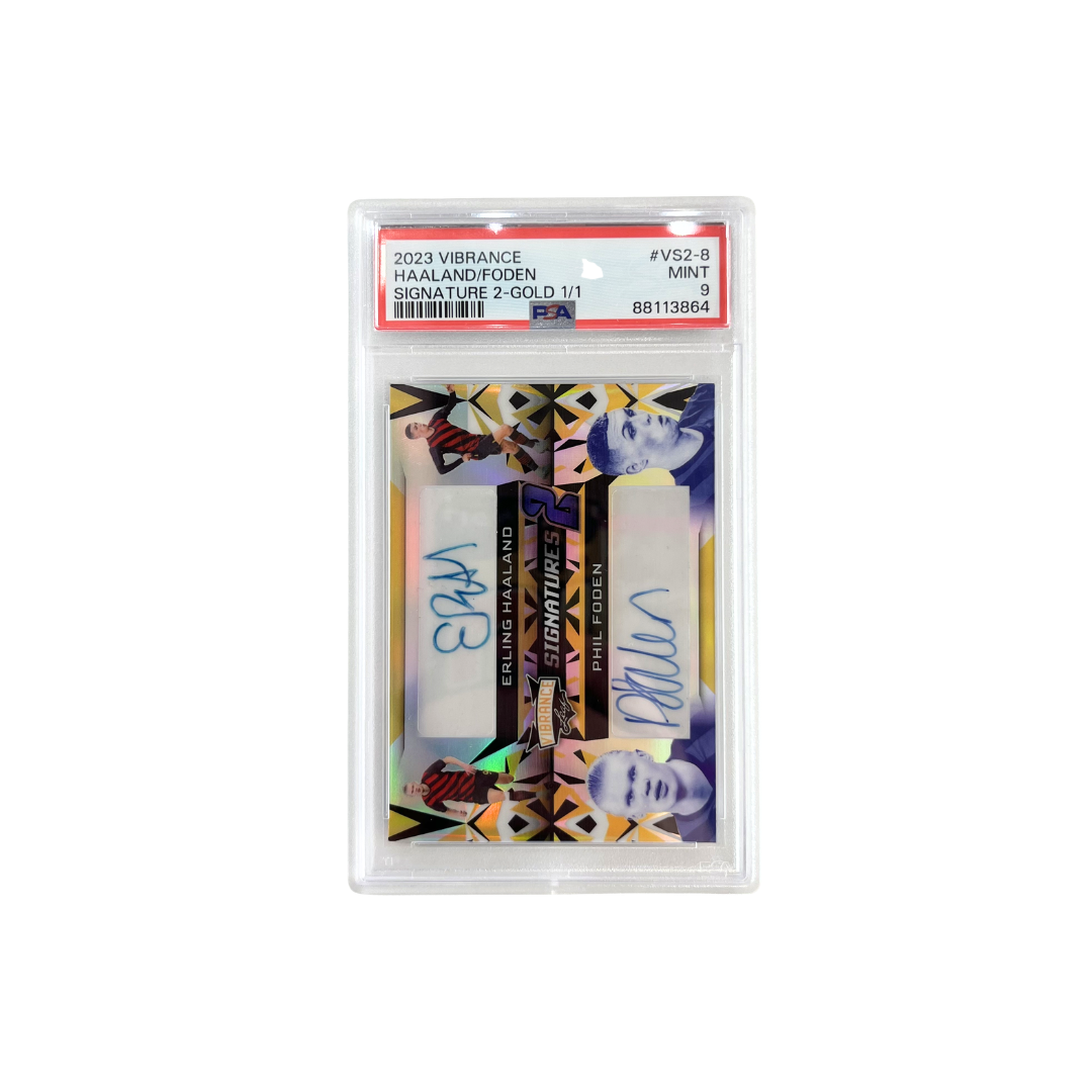 HAALAND/FODEN - SIGNATURE 2-GOLD - num: 1/1 - #VS2-8 (EN)