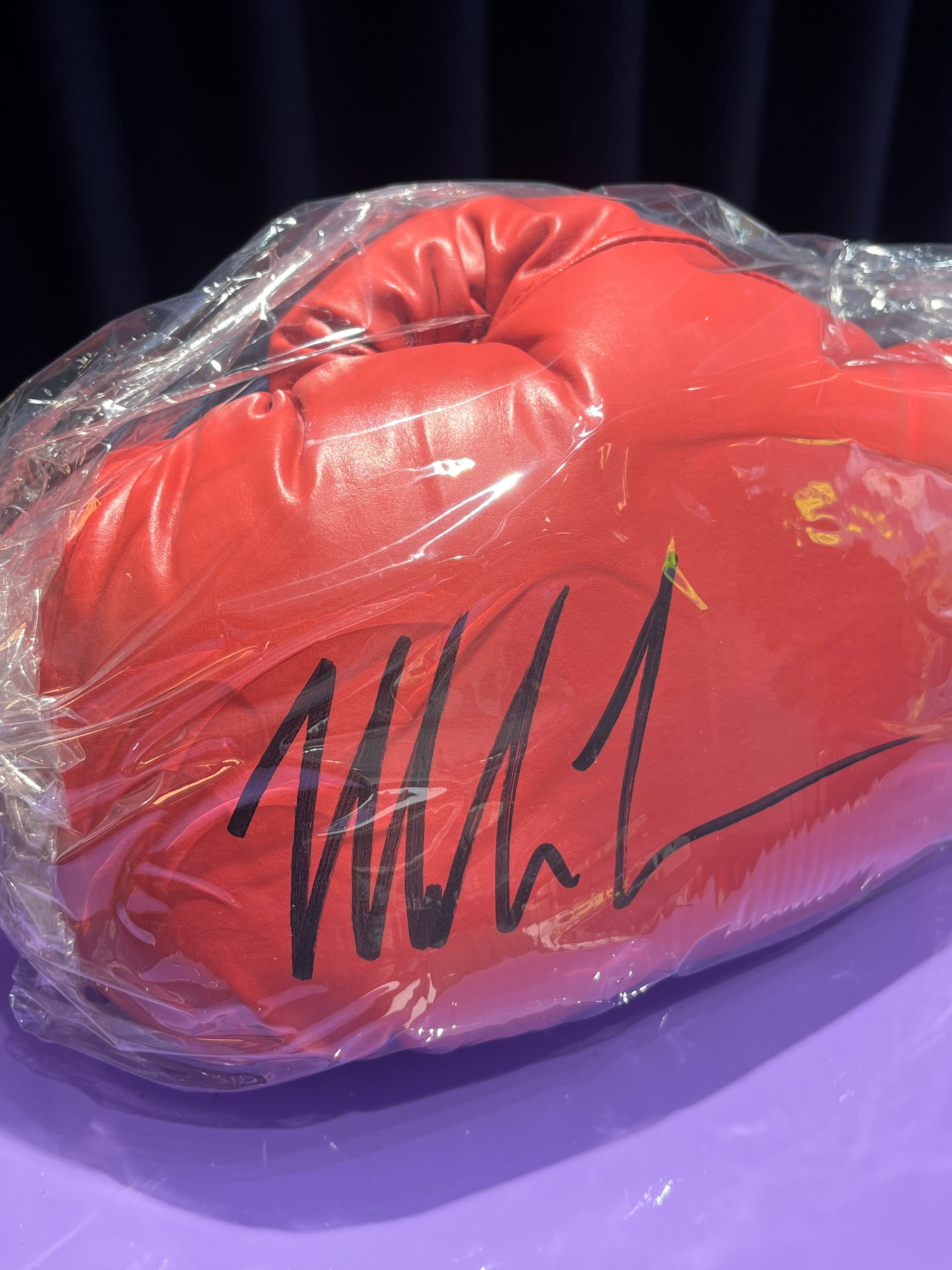 GUANTE MIKE TYSON SIGNED JSA AUTHENTIFICATED
